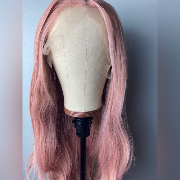 Pink Lace Front Wig - Picture 9 of 11